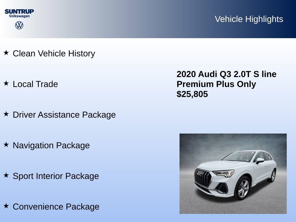 Used 2020 Audi Q3 2.0T Premium Plus image 7