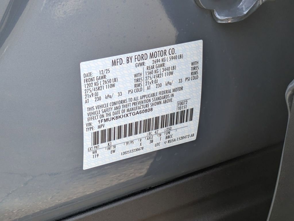 New 2026 Ford Explorer ST-Line w/ ST-Line Street Pack image 54