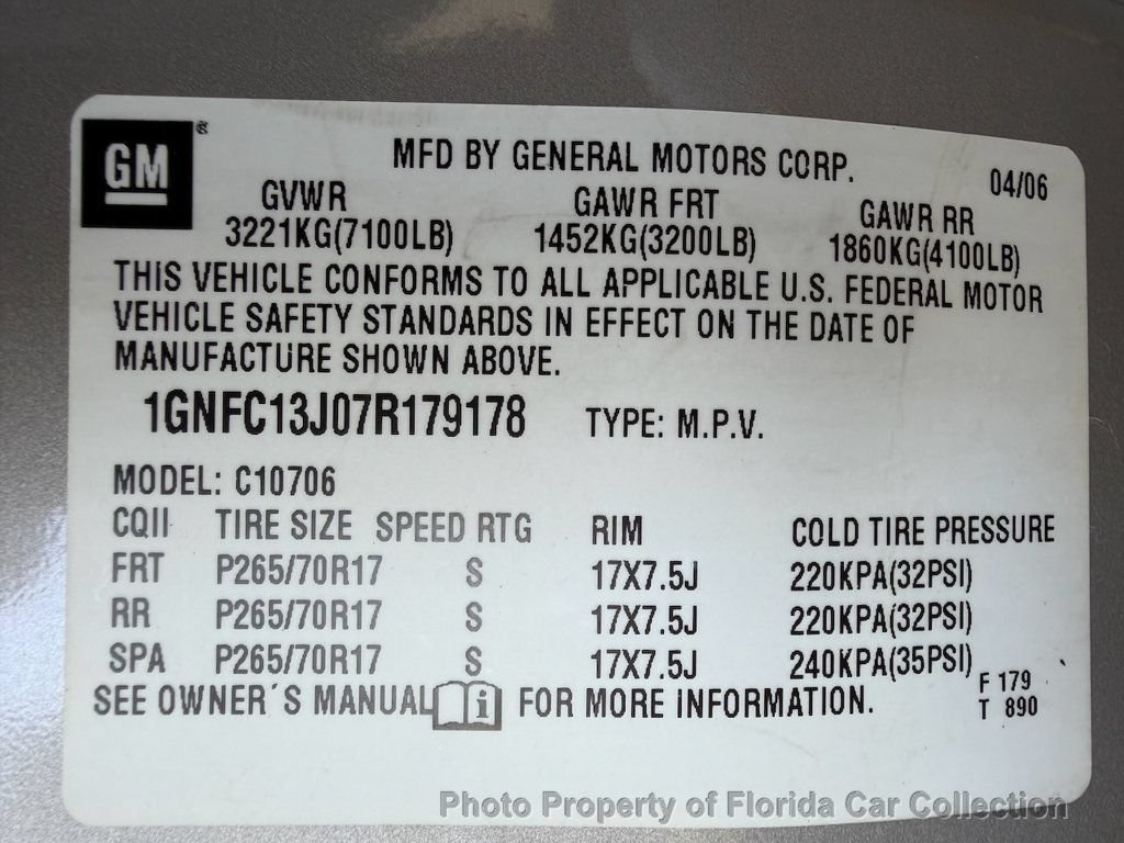 Used 2007 Chevrolet Tahoe LS RWD image 87