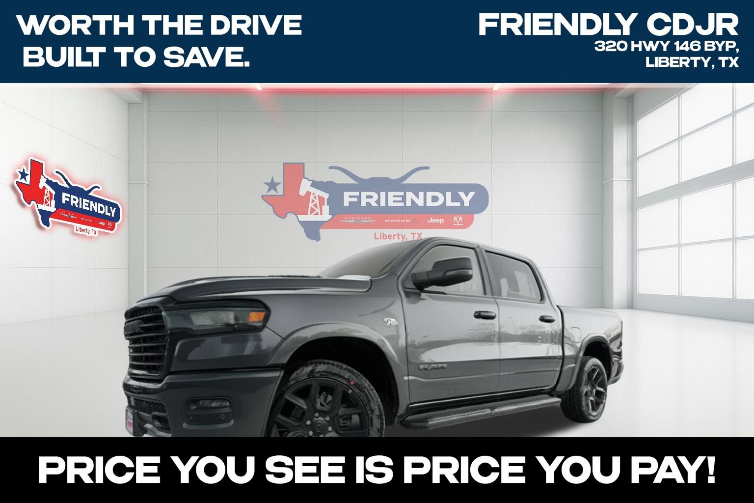New 2026 RAM 1500 Laramie w/ Night Edition AWD/4WD image 1