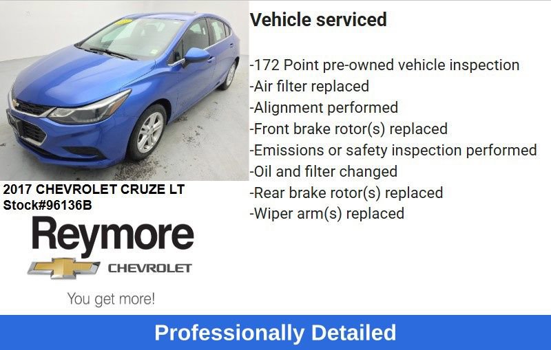 Used 2017 Chevrolet Cruze LT w/ Convenience Package FWD image 46