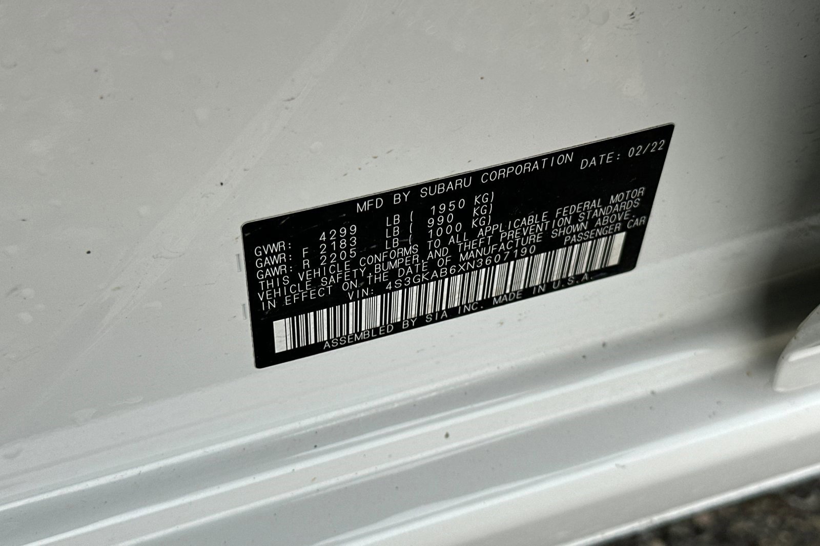 Used 2022 Subaru Impreza 2.0i image 33