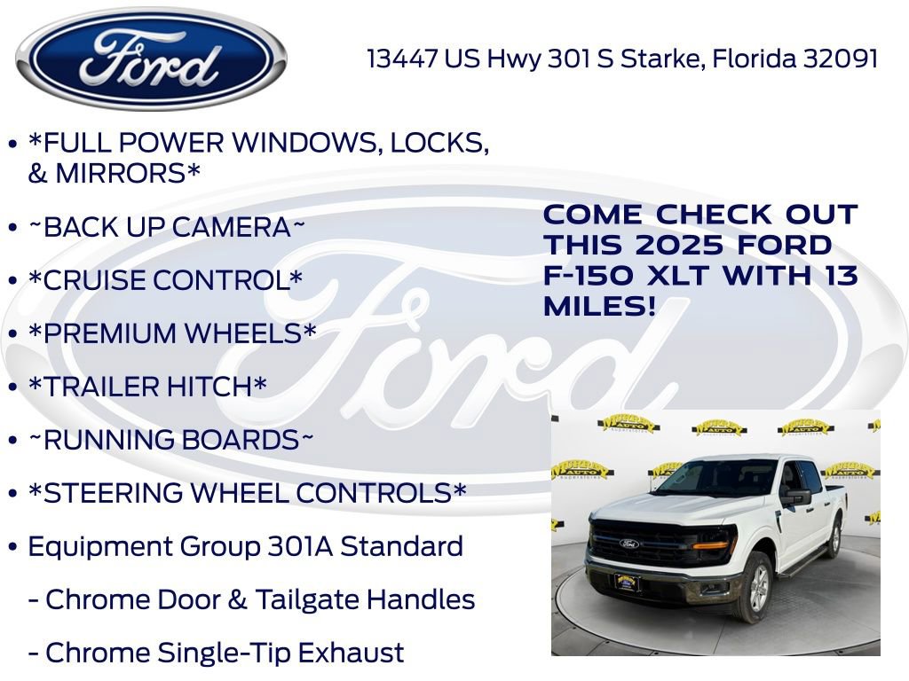 New 2025 Ford F150 XLT w/ Equipment Group 301A Standard image 10