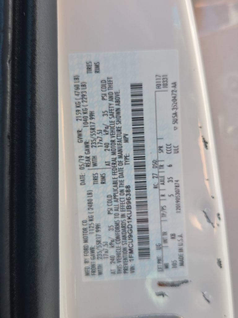 Used 2019 Ford Escape SE AWD/4WD image 40