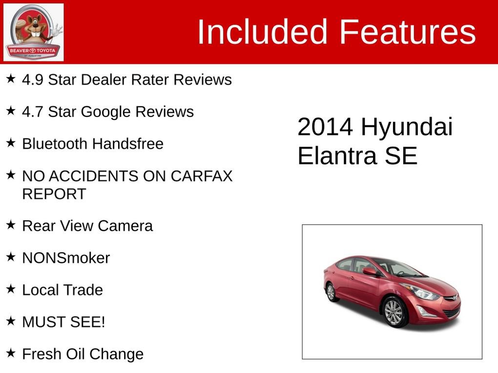Used 2014 Hyundai Elantra SE w/ Option Group 02 FWD image 4