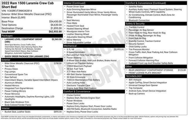 Used 2022 RAM 1500 Laramie image 2