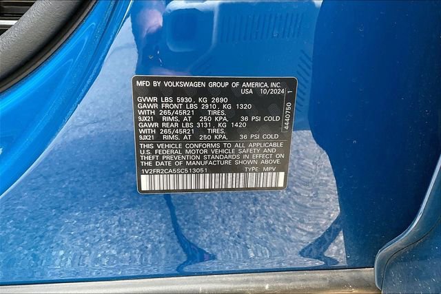 Used 2025 Volkswagen Atlas SEL Premium R-Line AWD/4WD image 36