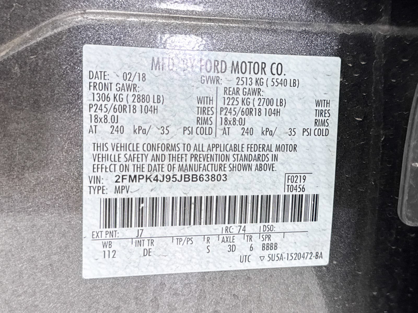 Used 2018 Ford Edge SEL AWD/4WD image 29