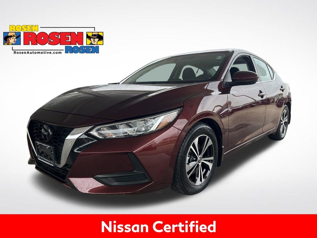 Certified 2022 Nissan Sentra SV w/ All-Weather Package FWD image 1