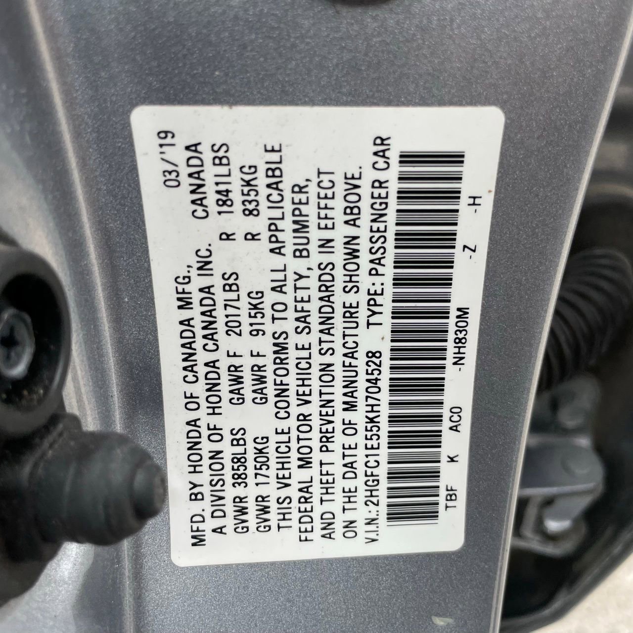 Used 2019 Honda Civic Si image 30