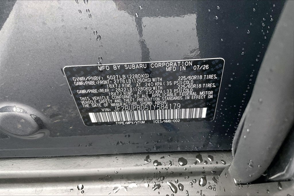 New 2026 Subaru Outback Premium AWD/4WD image 16