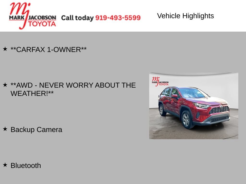 Used 2025 Toyota RAV4 XLE w/ Convenience Package AWD/4WD image 5