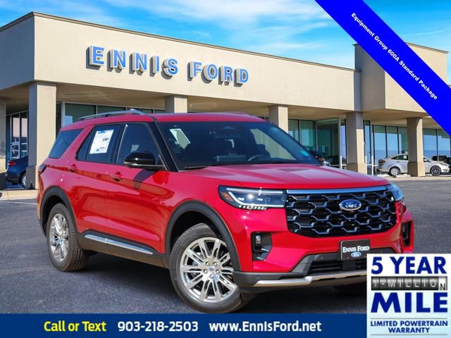 New 2025 Ford Explorer Platinum