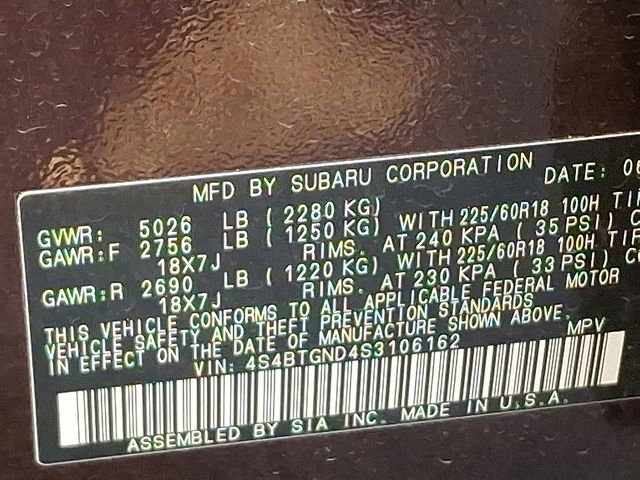 Certified 2025 Subaru Outback Limited XT image 29