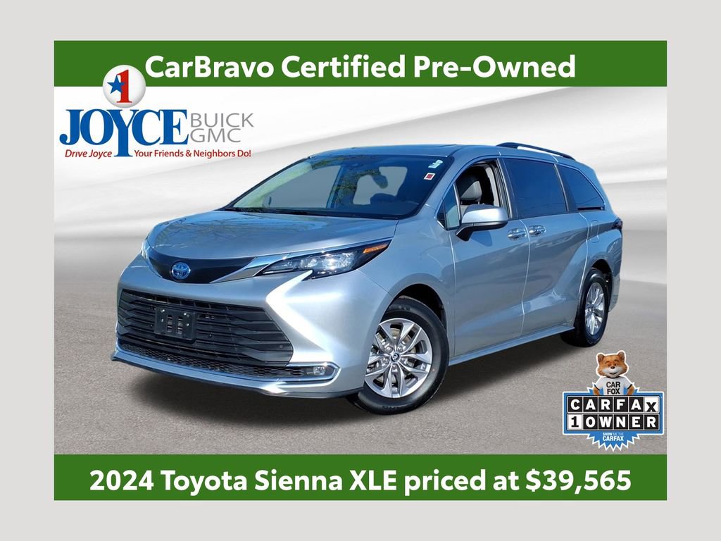Used 2024 Toyota Sienna XLE FWD image 1