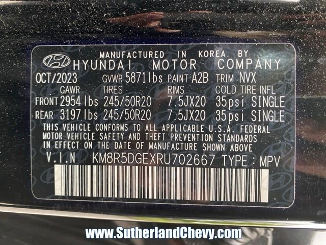 Used 2024 Hyundai Palisade Limited AWD/4WD image 55