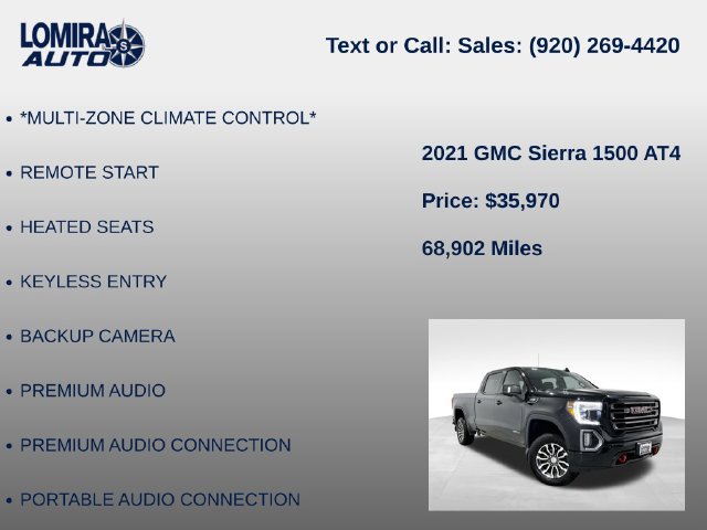 Used 2021 GMC Sierra 1500 AT4 w/ AT4 Value Package AWD/4WD image 27