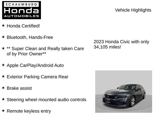 Used 2023 Honda Civic LX image 14