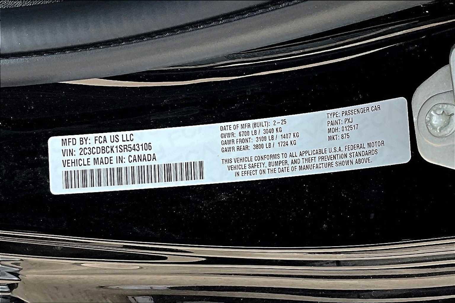 New 2025 Dodge Charger R/T w/ Quick Order Package 25M R/T image 19