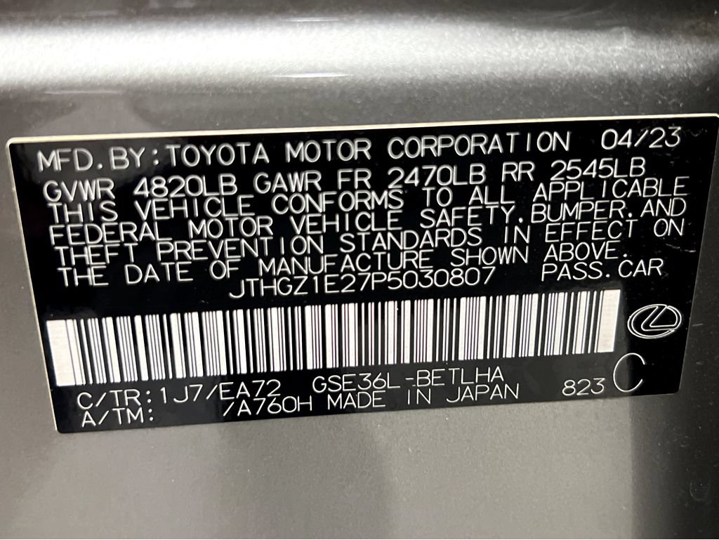 Certified 2023 Lexus IS 350 F Sport AWD/4WD image 27