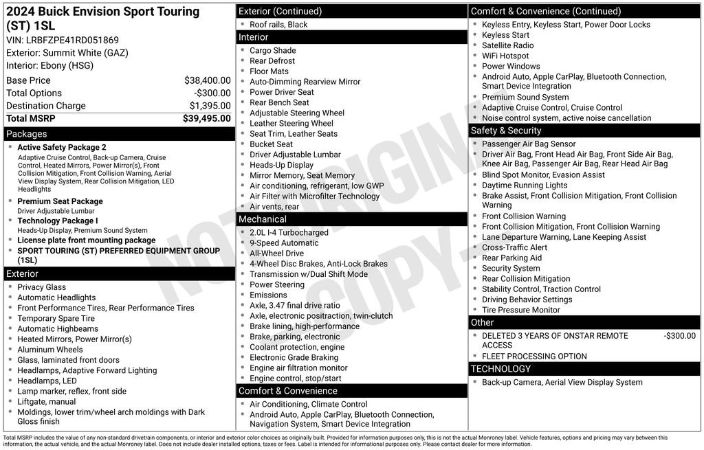Certified 2024 Buick Envision Sport Touring image 4