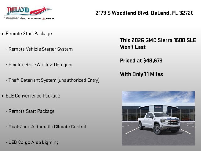 New 2026 GMC Sierra 1500 SLE AWD/4WD image 7