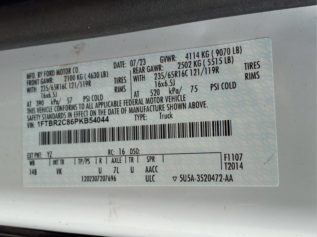 Used 2023 Ford Transit 250 Medium Roof AWD w/ Load Area Protection Package image 23