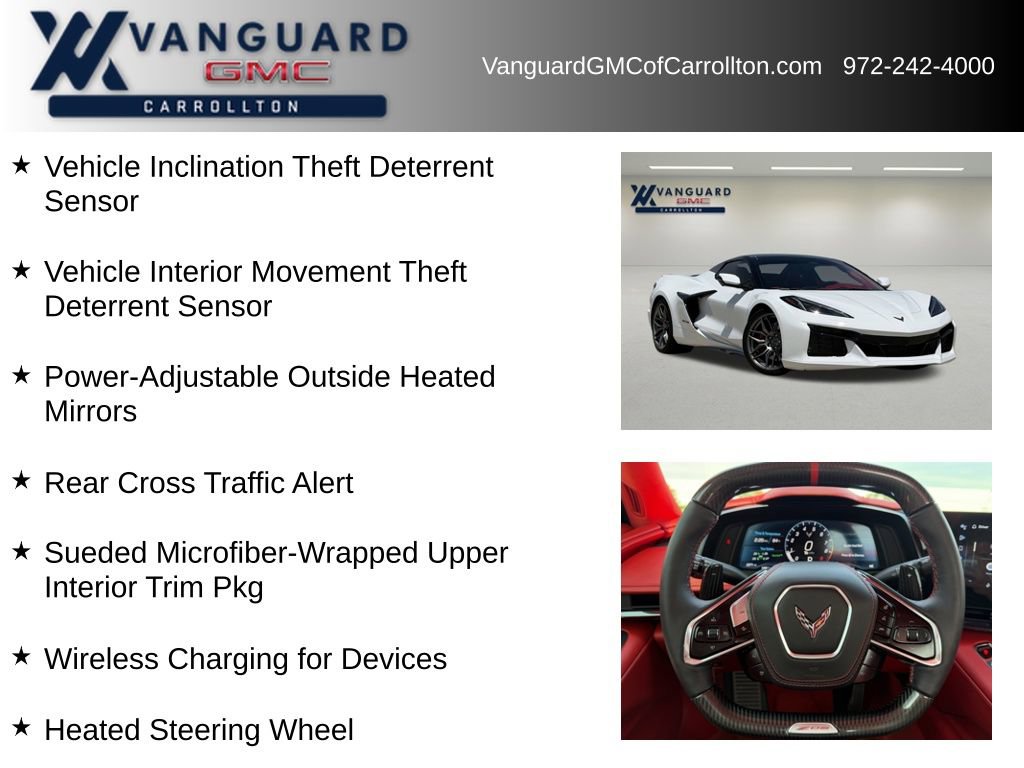 Used 2024 Chevrolet Corvette Z06 w/ Stealth Interior Trim Package RWD image 12