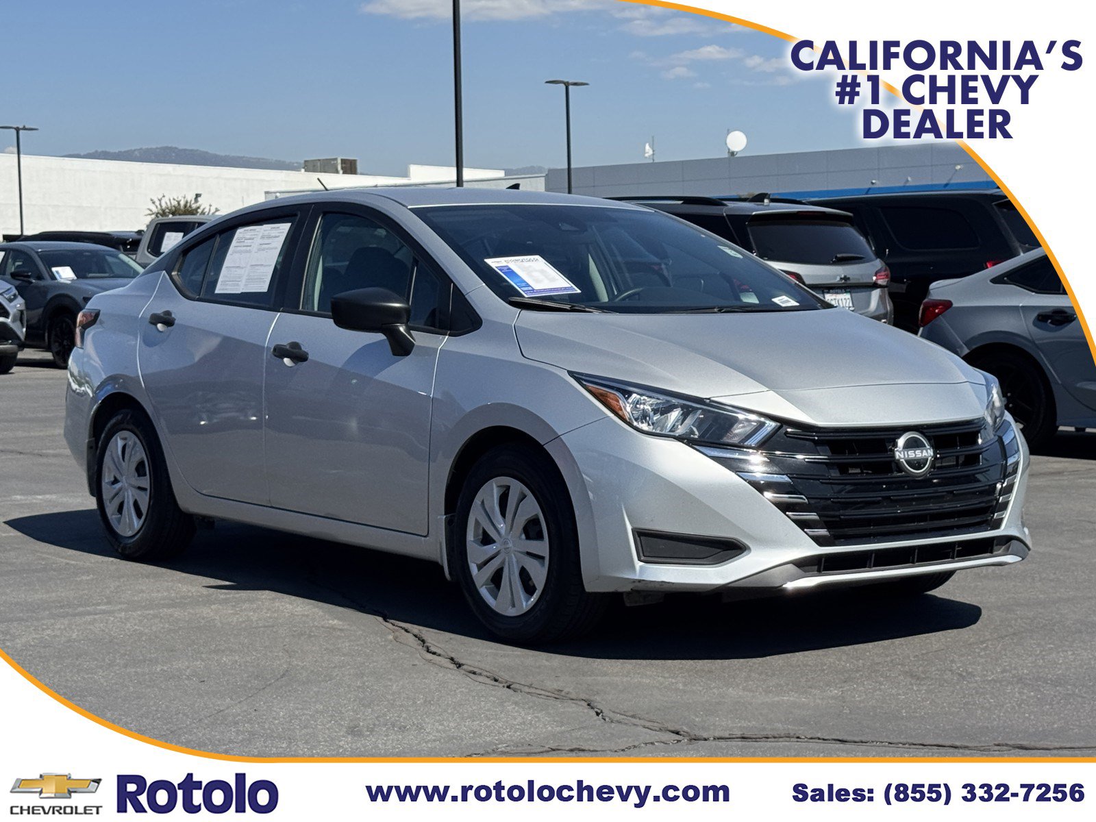 Used 2024 Nissan Versa S w/ Trunk Package FWD image 1