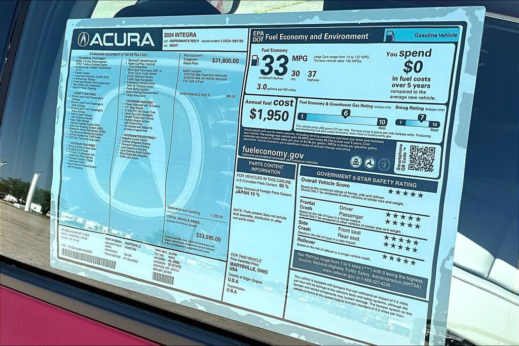 New 2024 Acura Integra image 30