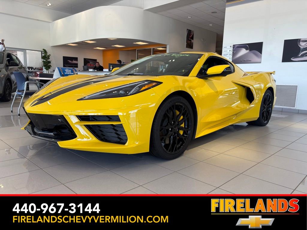 New 2025 Chevrolet Corvette Stingray Premium Cpe w/ Z51 Performance Package RWD image 1