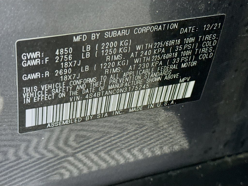 Used 2022 Subaru Outback Limited AWD/4WD image 37