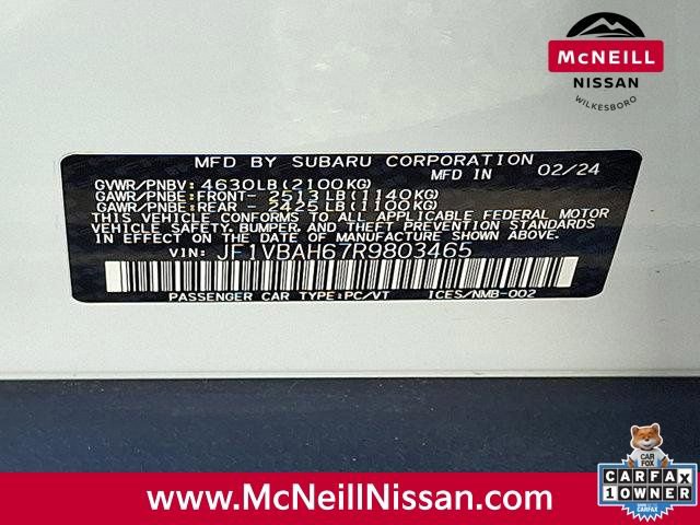 Used 2024 Subaru WRX Premium w/ Popular Package #1A image 25