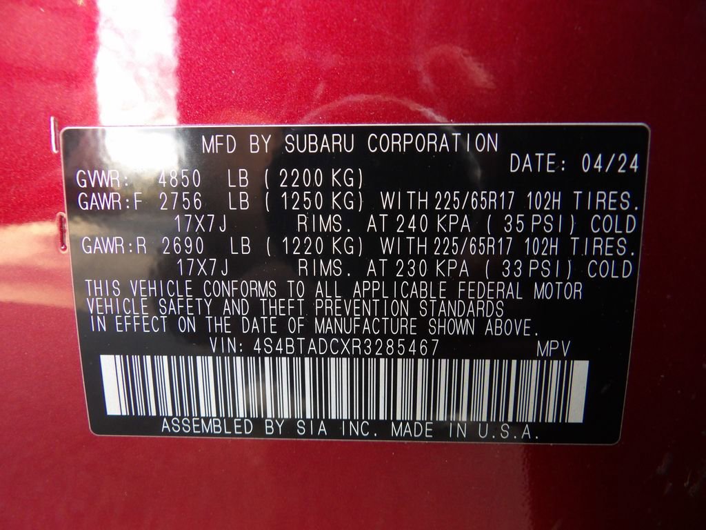 Used 2024 Subaru Outback Premium image 31