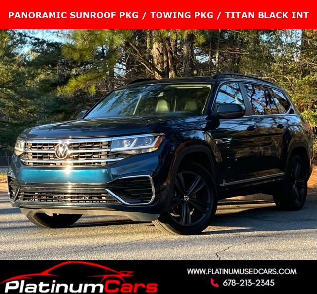 Used 2021 Volkswagen Atlas SE w/ Panoramic Sunroof Package image 1