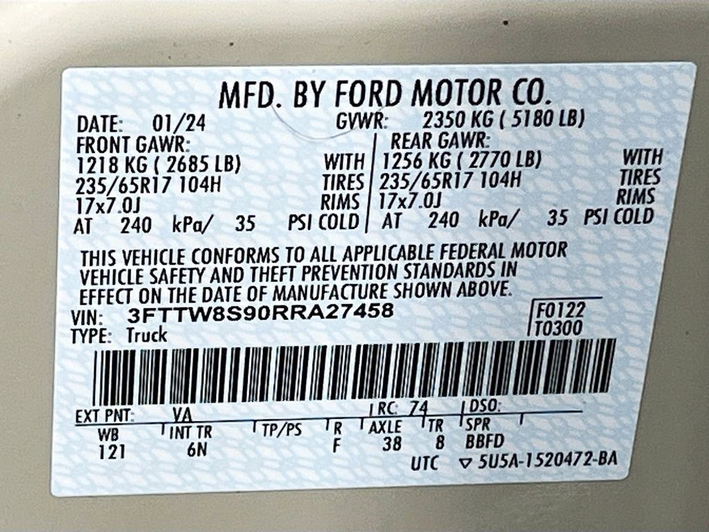 Used 2024 Ford Maverick Lariat w/ FX4 Off-Road Package image 32