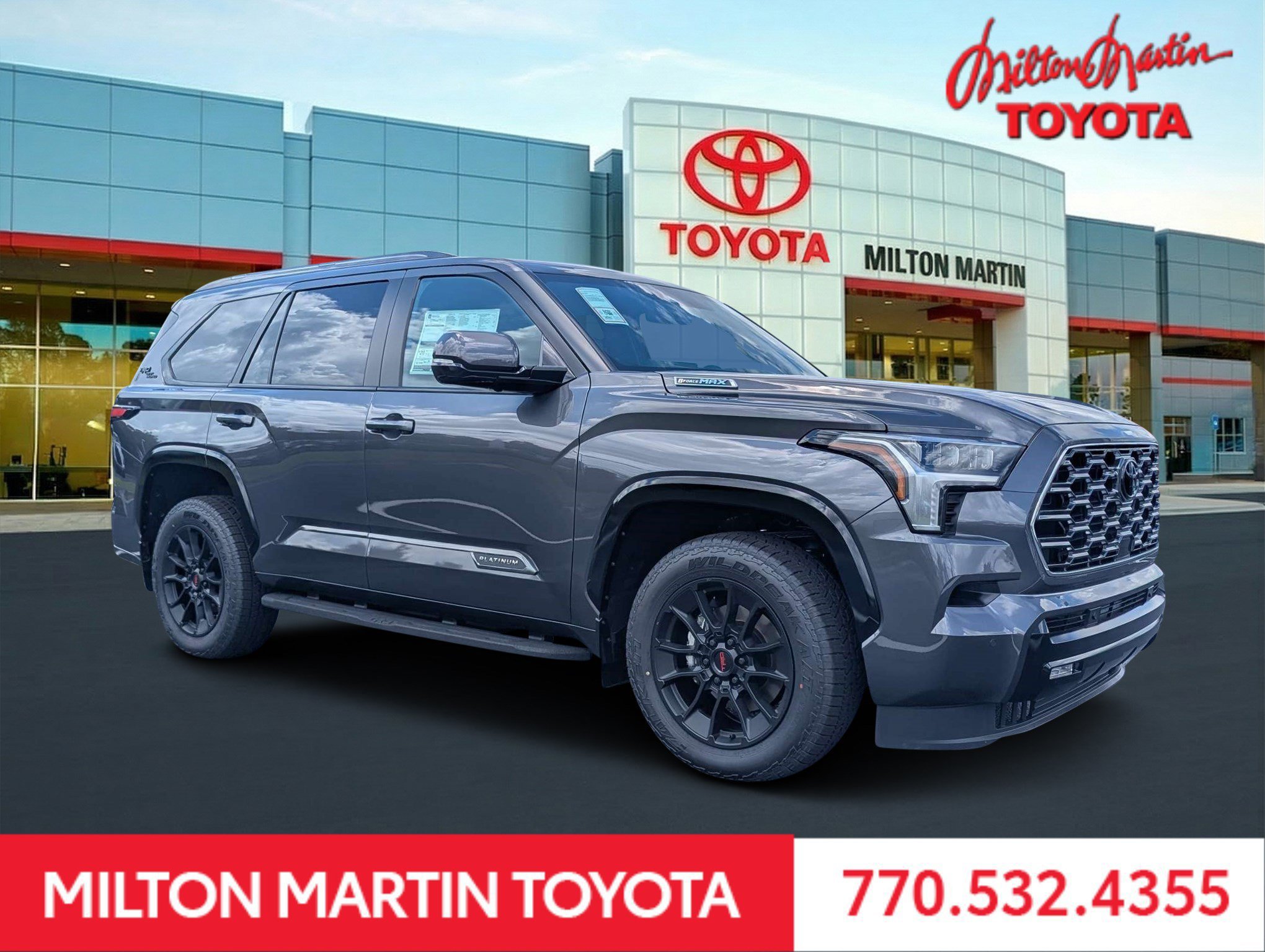 New 2026 Toyota Sequoia Platinum w/ TRD Off-Road Package AWD/4WD image 1