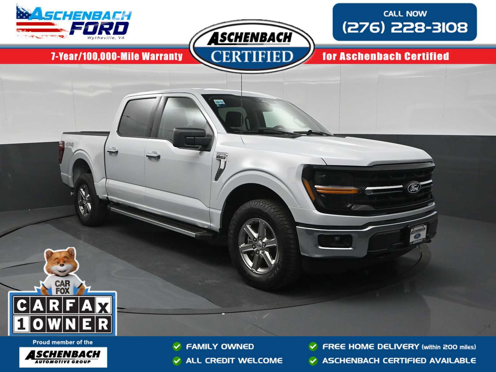 Certified 2025 Ford F150 XLT w/ Equipment Group 301A Standard