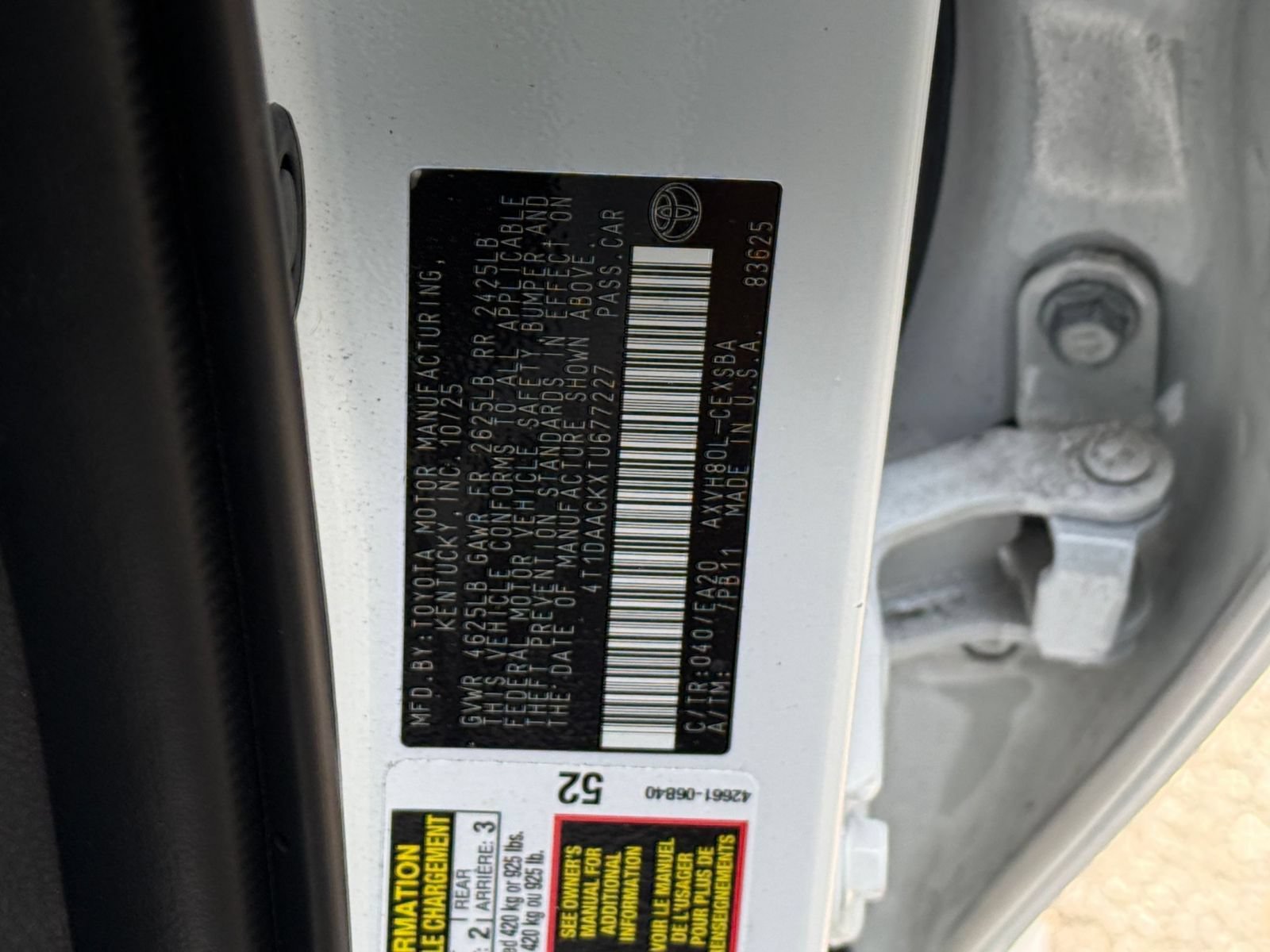 Used 2026 Toyota Camry SE FWD image 27