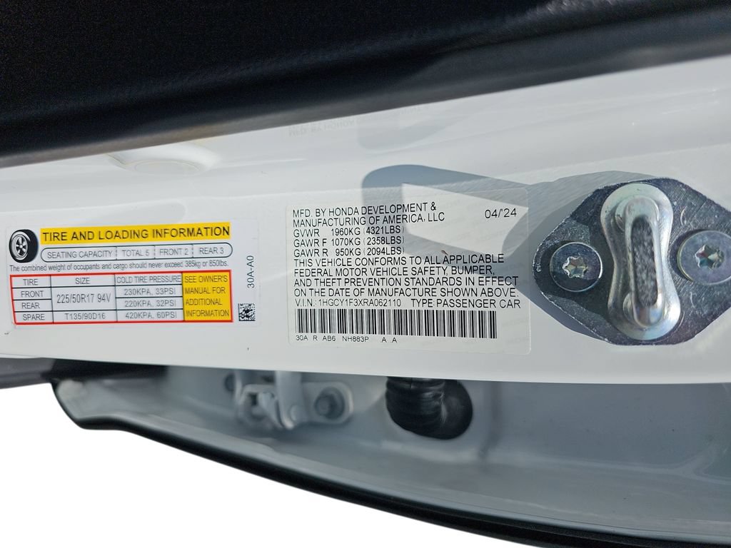 Used 2024 Honda Accord EX image 31