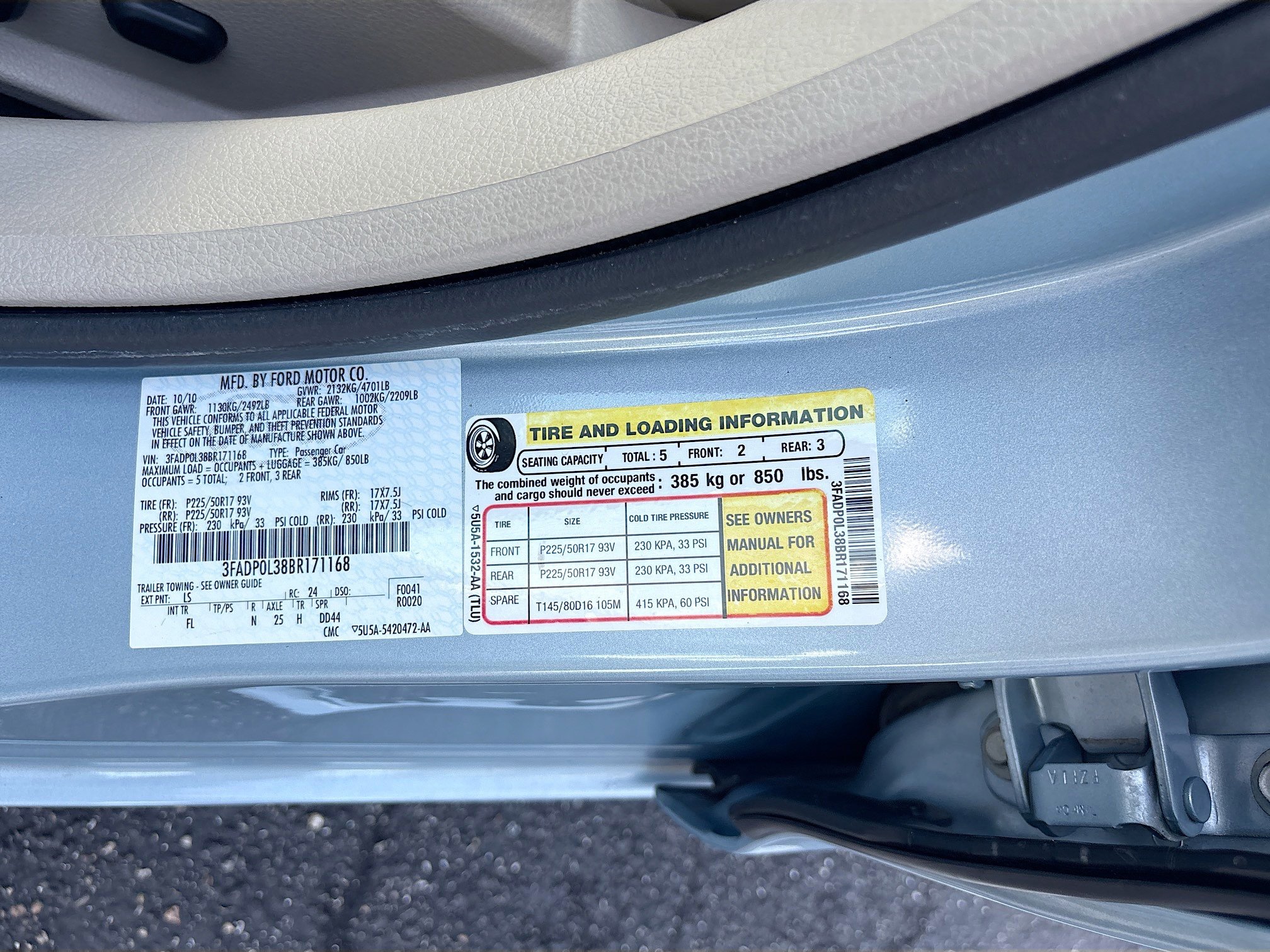Used 2011 Ford Fusion Hybrid w/ 502A Rapid Spec Order Code FWD image 28