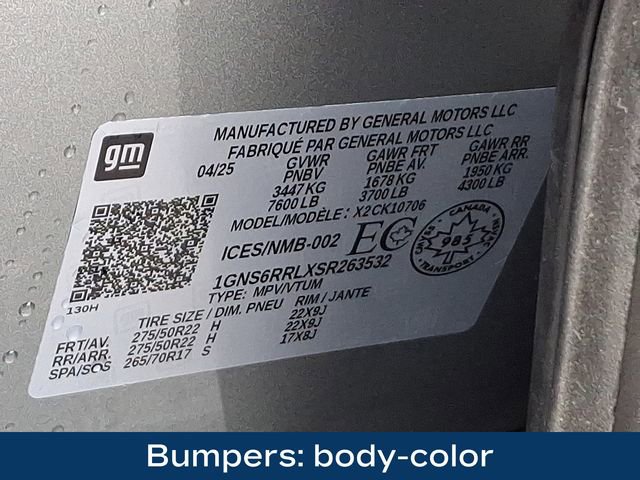 Used 2025 Chevrolet Tahoe RST w/ RST Capability Package image 32