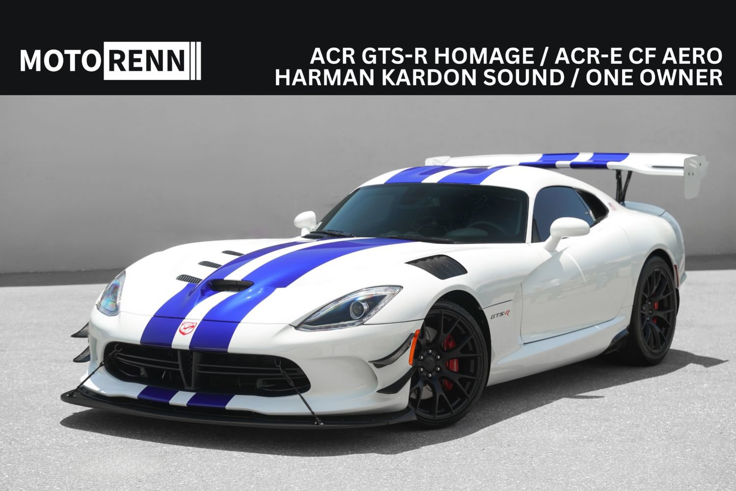 Used 2016 Dodge Viper GTC w/ Time Attack Group 2.0 RWD image 1