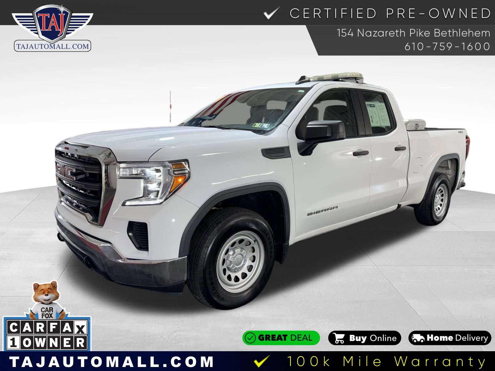 Used 2021 GMC Sierra 1500 4x4 Double Cab w/ Fleet Convenience Package image 1