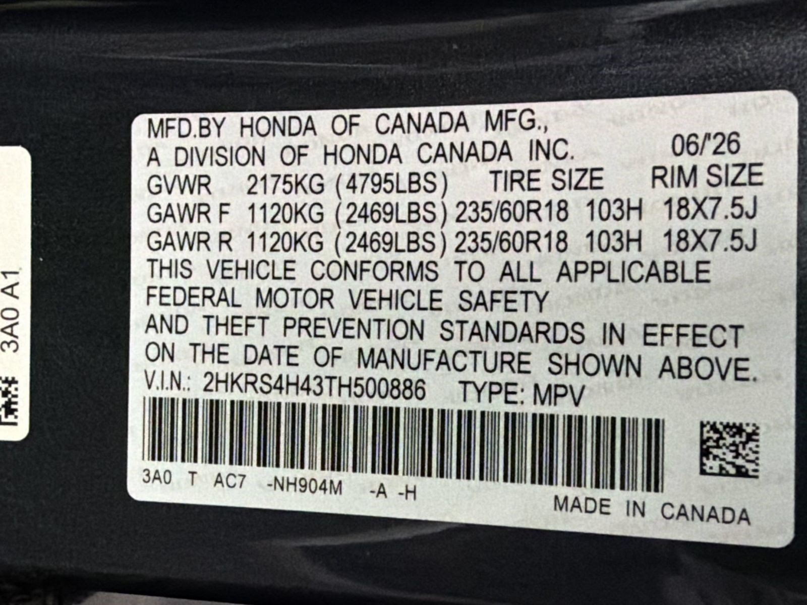 New 2026 Honda CR-V EX image 23