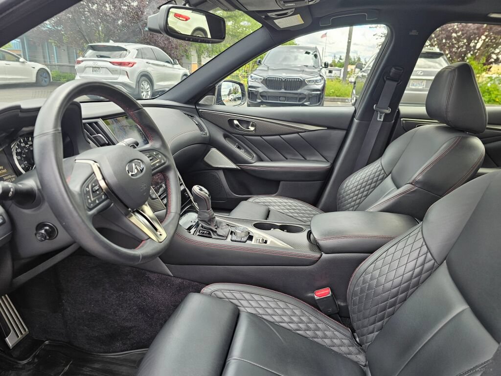Used 2023 INFINITI Q50 Red Sport 400 w/ Black Opal Edition AWD/4WD image 24