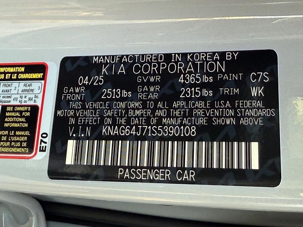 New 2025 Kia K5 GT-Line w/ GT-Line Premium Package image 26