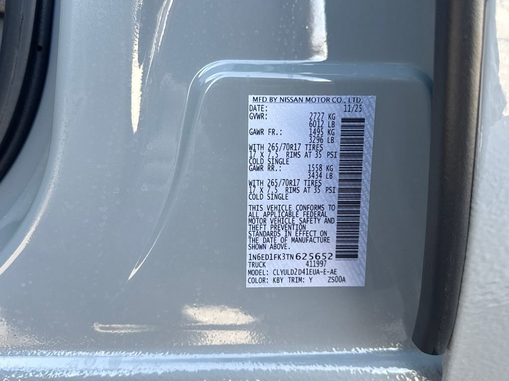 New 2026 Nissan Frontier PRO-4X w/ Pro Premium Package image 31