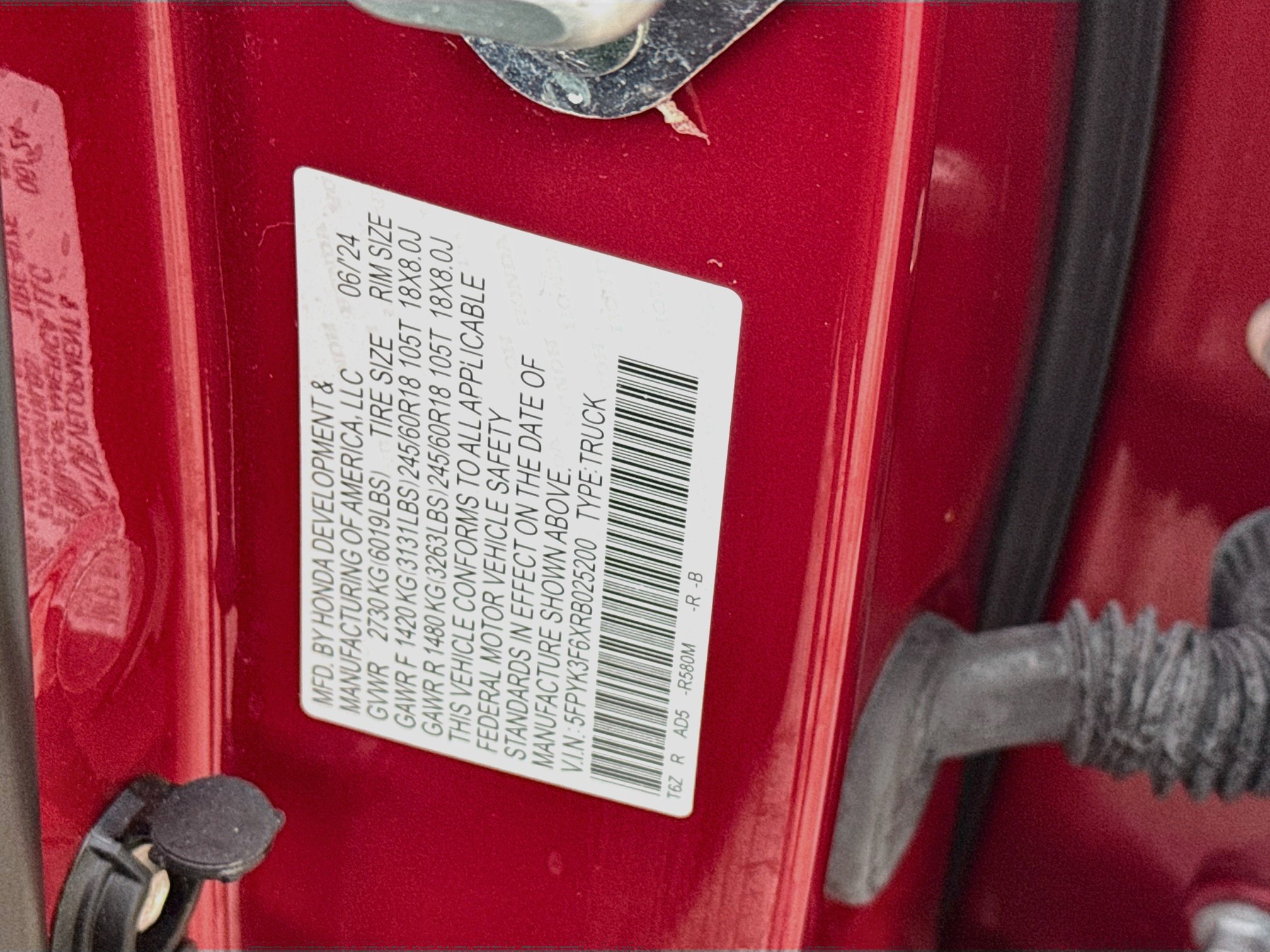 Used 2024 Honda Ridgeline TrailSport image 35