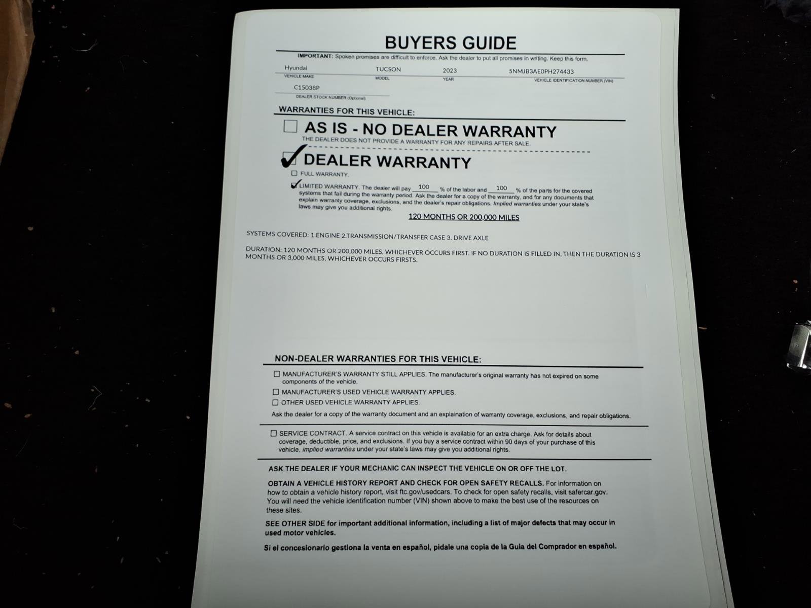 Used 2023 Hyundai Tucson SEL FWD image 35
